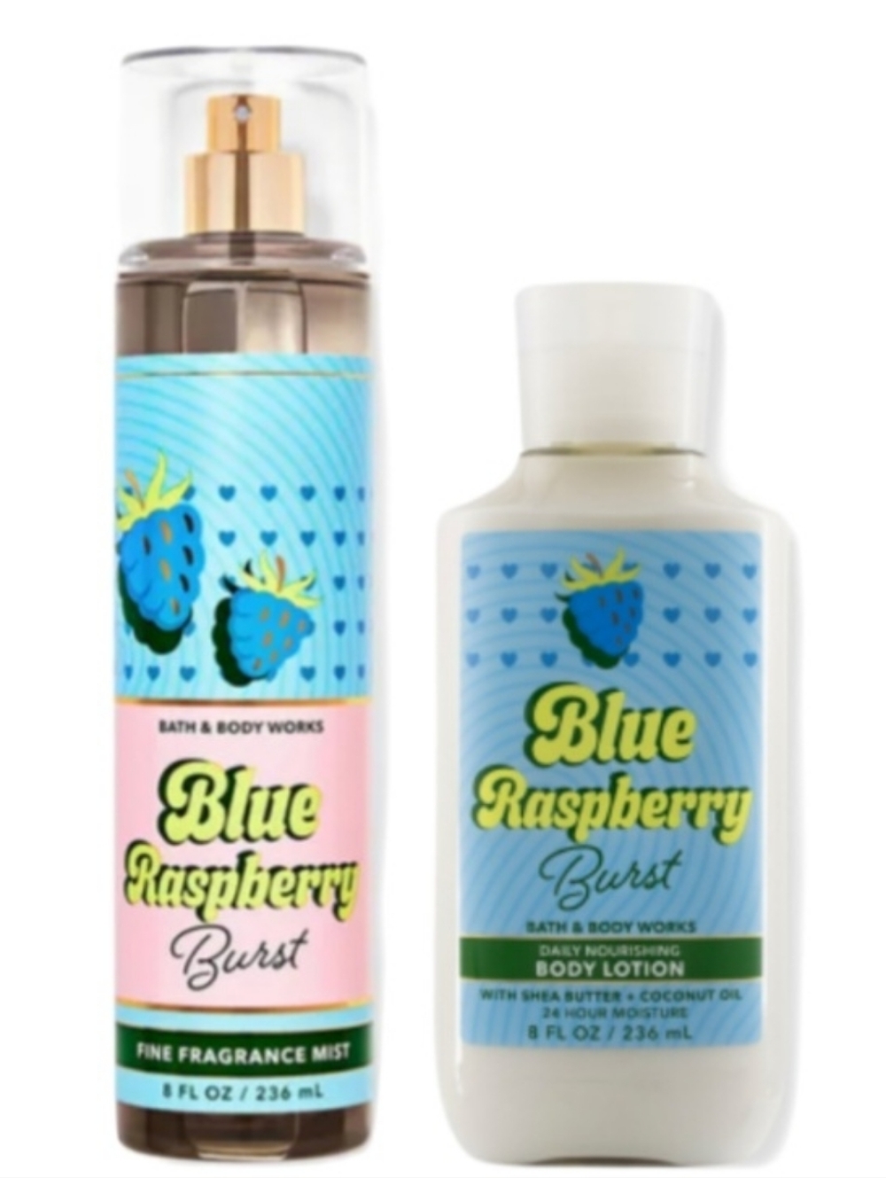 Bath & Body Works Blue Raspberry Burst Set